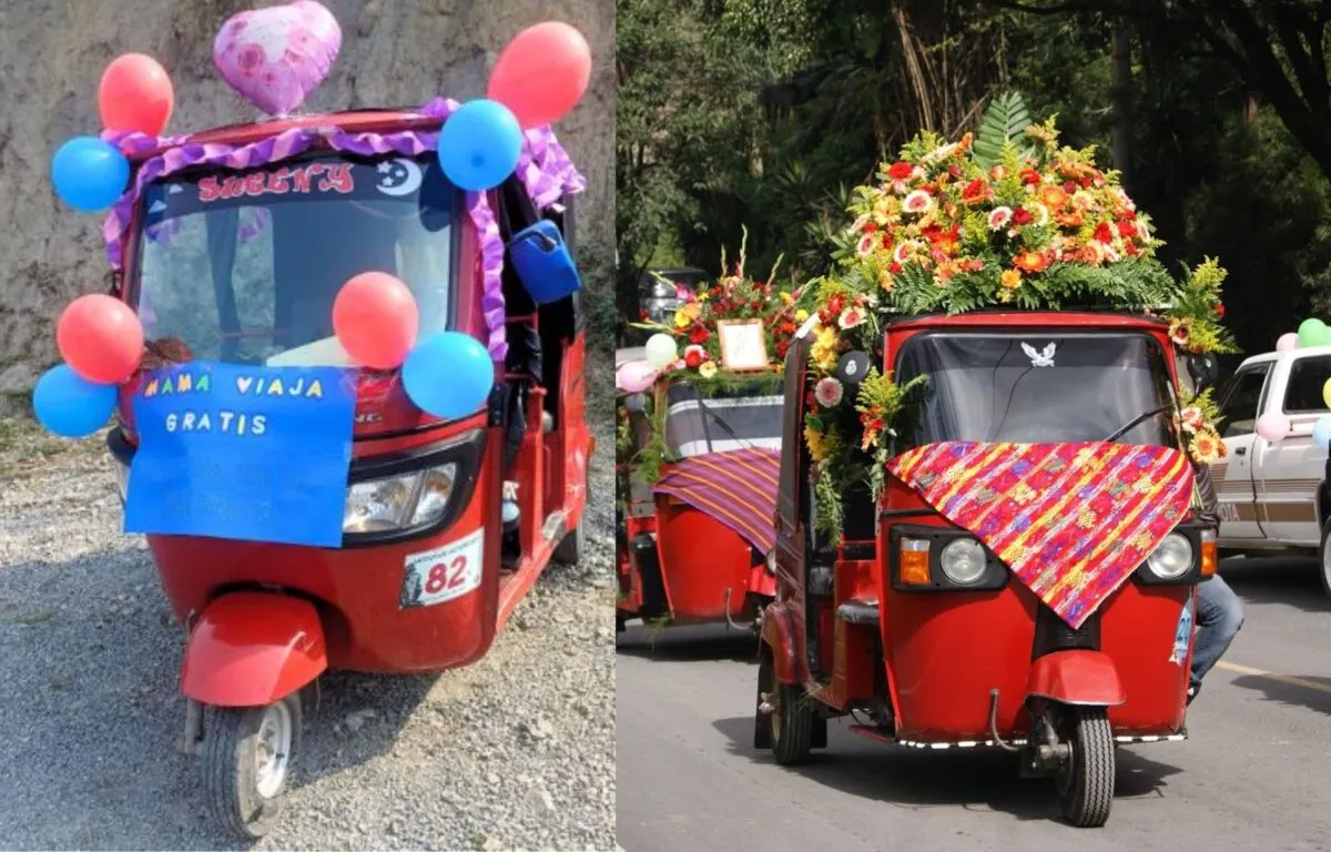 La sorprendente Azaña de los Tuc Tucs en Guatemala por el día de las Madres