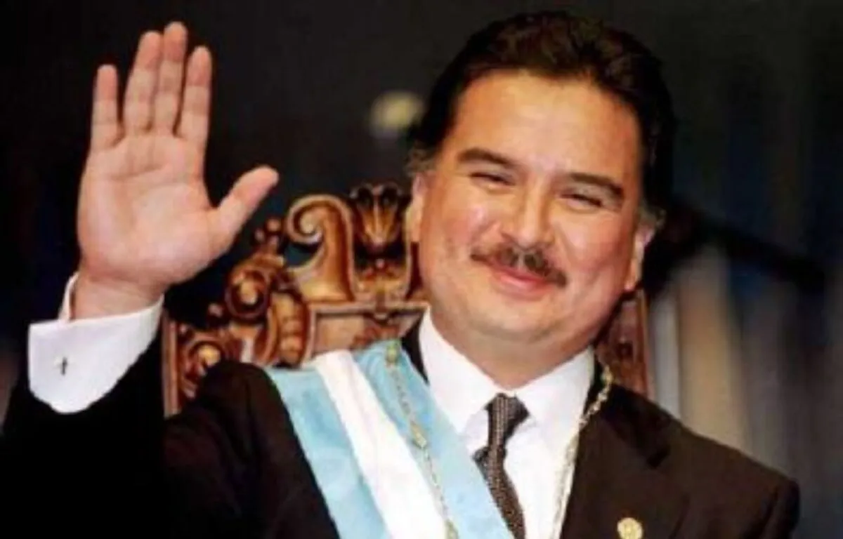 Presidente Alfonso Portillo Cabrera (2000-2004) de Guatemala