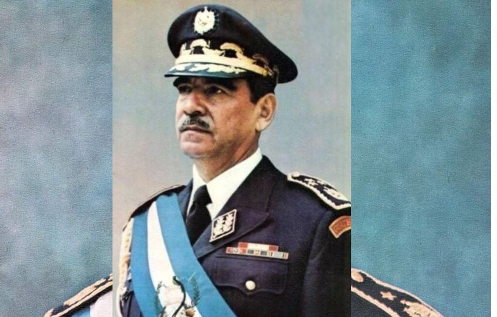 Presidente Fernando Romeo Lucas García (1978-1982) de Guatemala