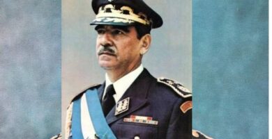 Presidente Fernando Romeo Lucas García (1978-1982) de Guatemala