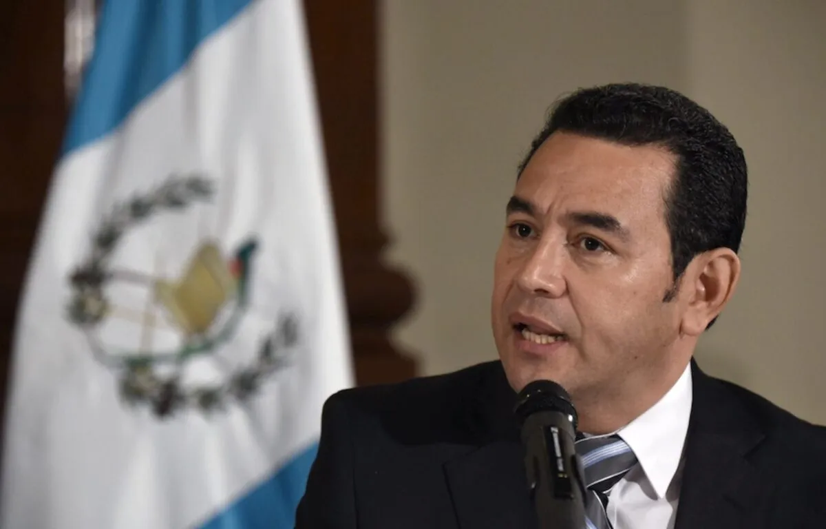 Presidente Jimmy Morales (2016-2020) de Guatemala