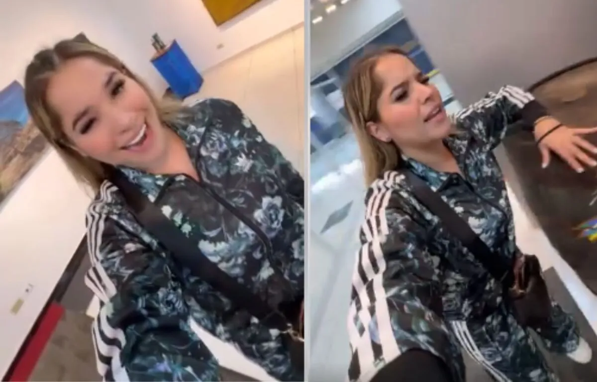 Allisson Valdez cuenta su experiencia en el aeropuerto del Salvador