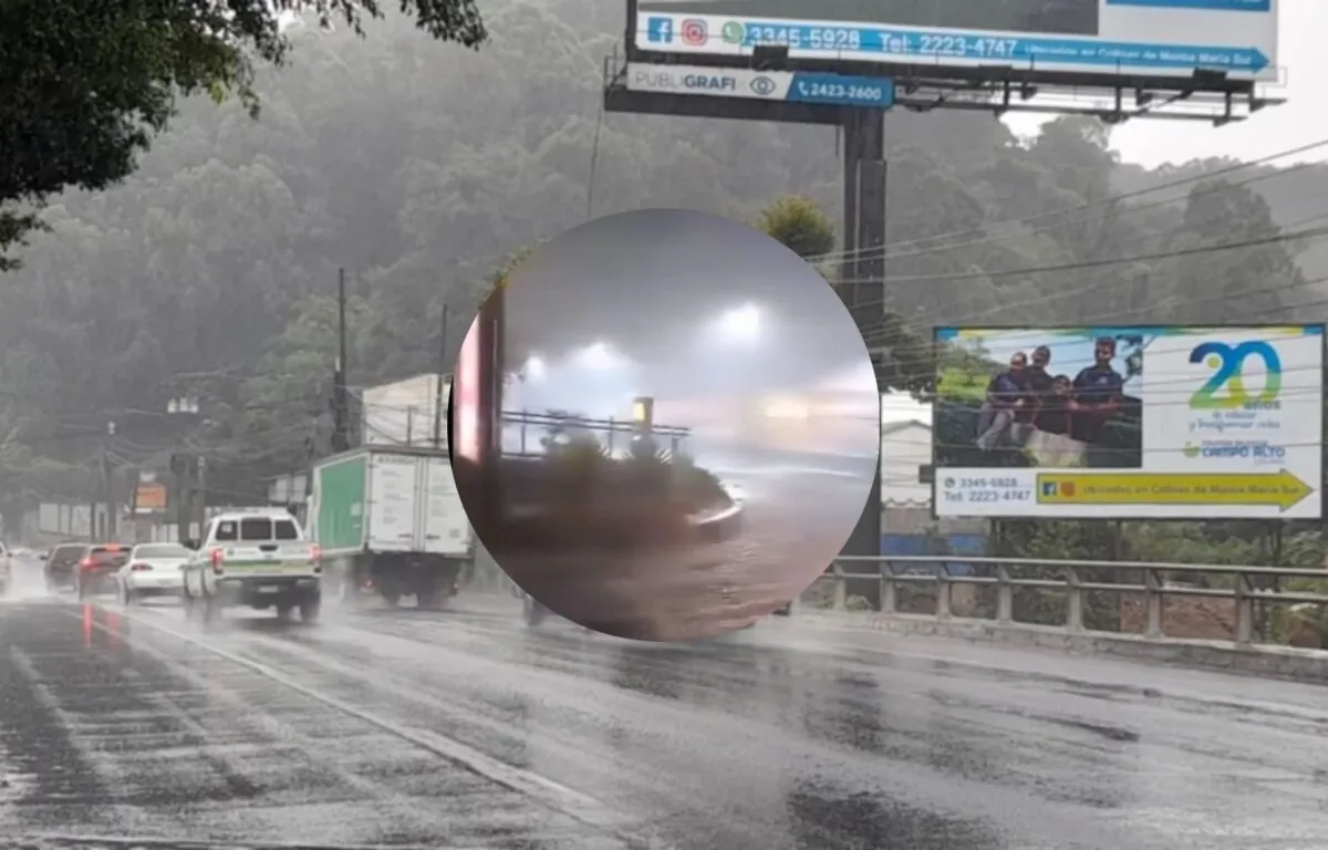 Atención: Complicaciones en el Kilómetro 86 de la Ruta al Atlántico tras Intensas Lluvias