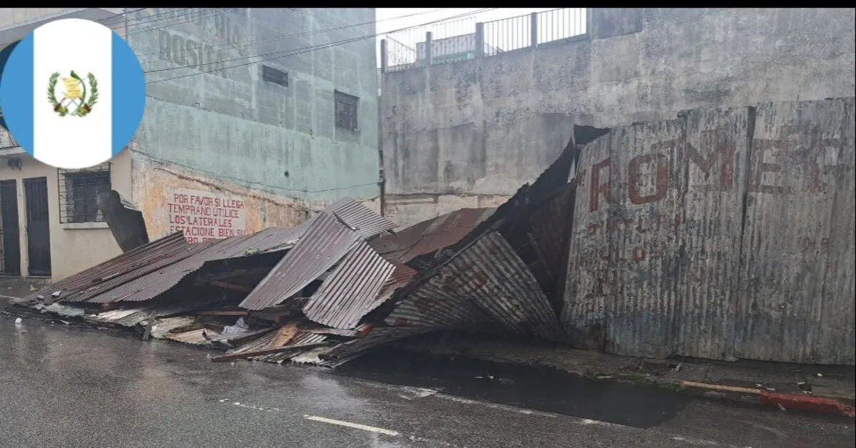 Desplome de techo en zona 5 deja varios heridos