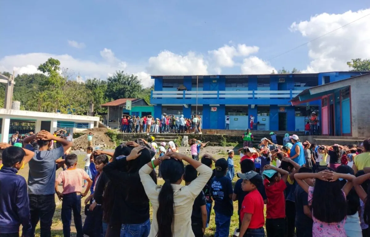 Desarrollo del Simulacro en Quetzaltenango