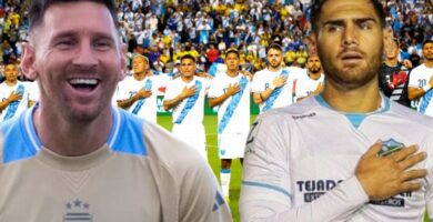 La increíble Foto de Messi con el Capitán de Guatemala José Pinto que Podrá Presumir