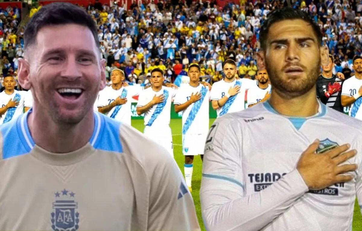 La increíble Foto de Messi con el Capitán de Guatemala José Pinto que Podrá Presumir