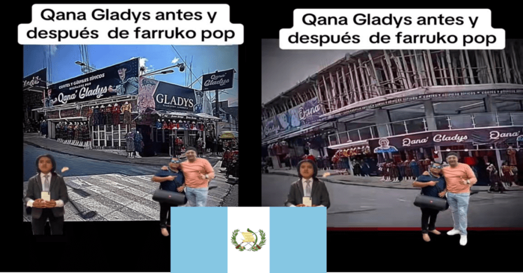 El antes y después de la agencia de Qana Gladys gracias a Farruko Pop