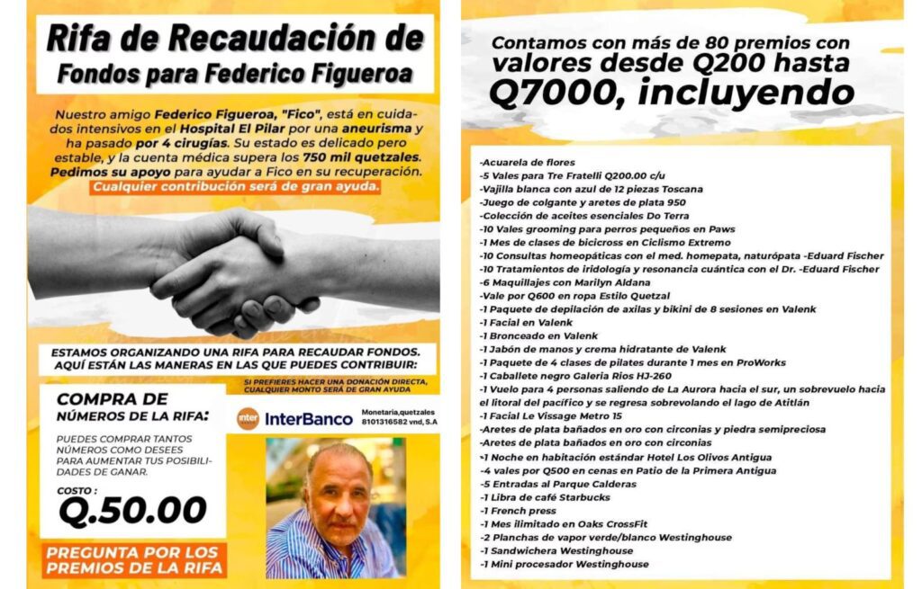 Un Llamado a la Solidaridad, Necesidad de Apoyo Financiero