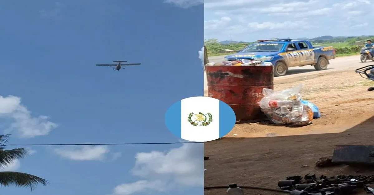 INSÓLITO ESCAPE: Patrulla Persigue Misteriosa Avioneta en Guatemala