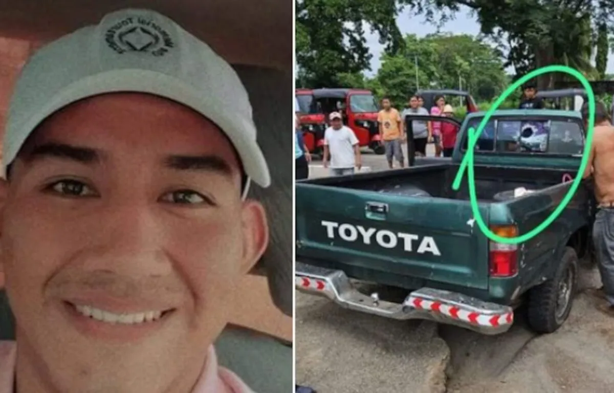 Detalles del accidente Una piedra mortal