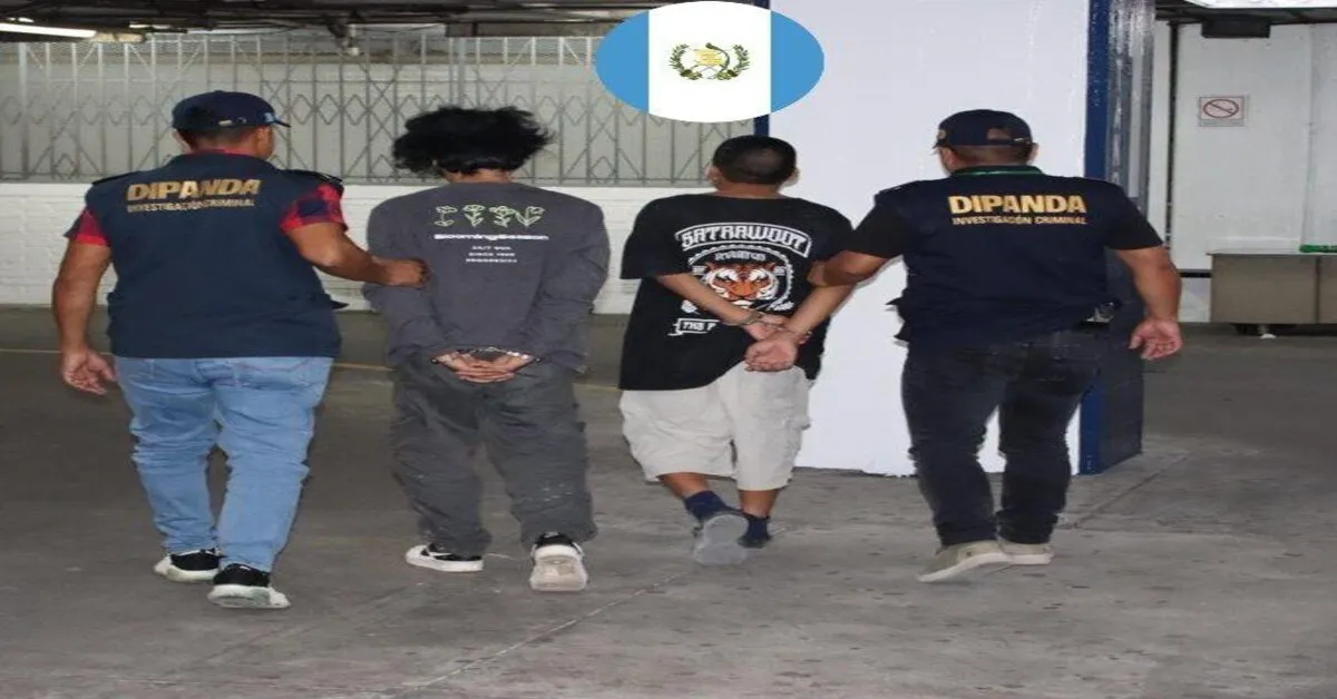 Policía detiene a tres personas que llevaban dinero de extorsión en la zona 16