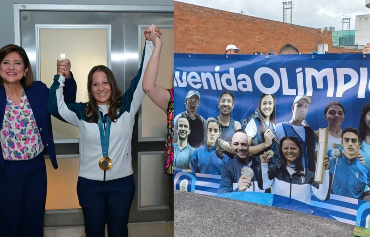 Así recibieron a nuestros Héroes Olímpicos en Guatemala