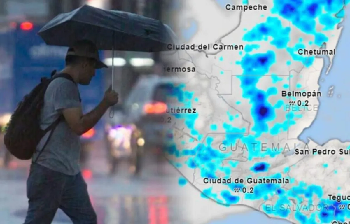 Persisten los Nublados y Lluvias en Guatemala
