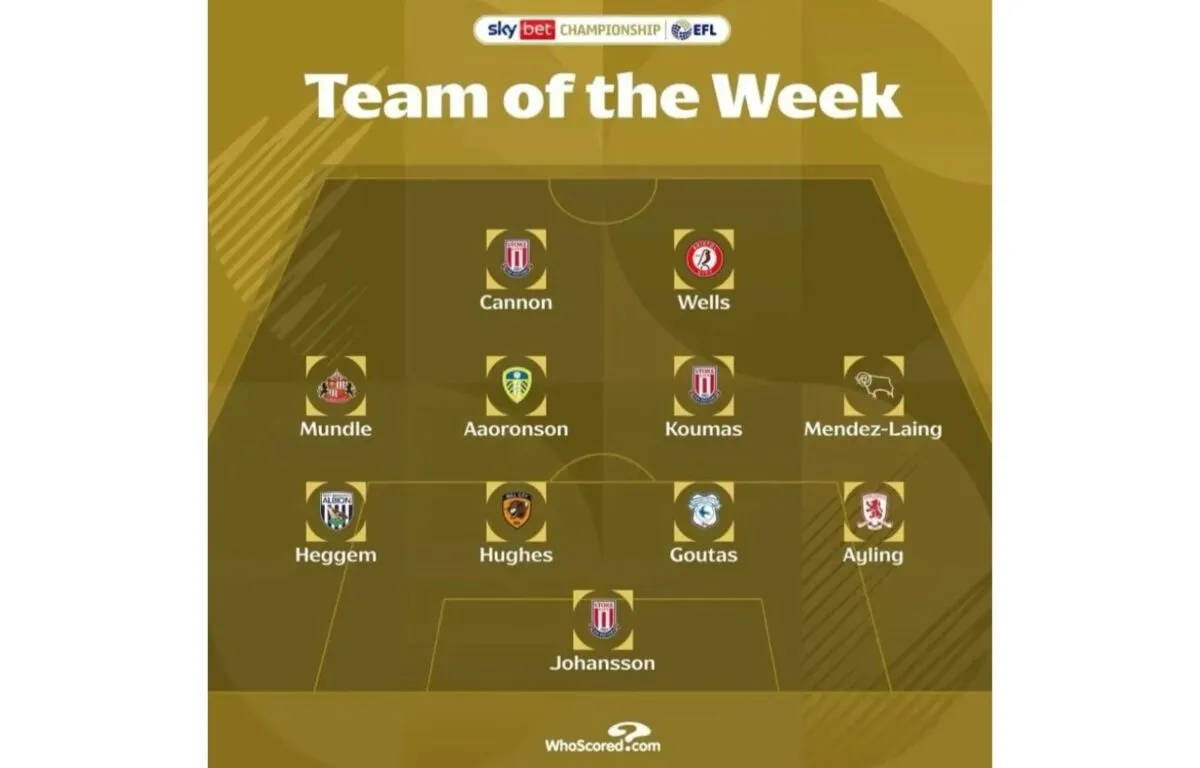 Reconocimiento en el Equipo de la Semana de la EFL