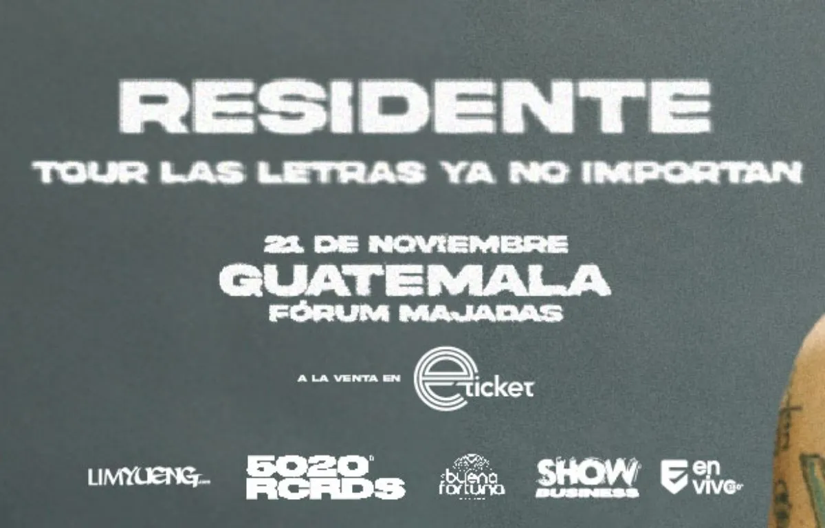 Detalles del concierto de Residente en Guatemala
