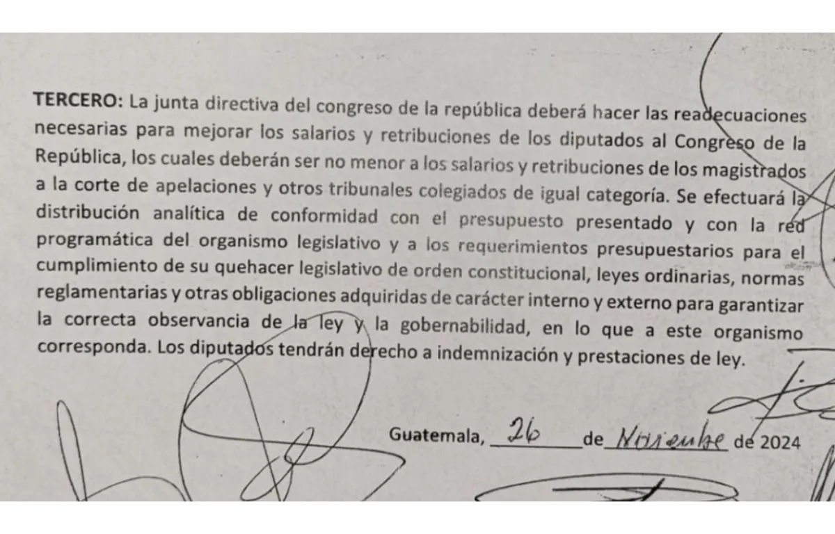 Distribución del Presupuesto 2025 del Congreso, asignaciones y Gastos Operativos