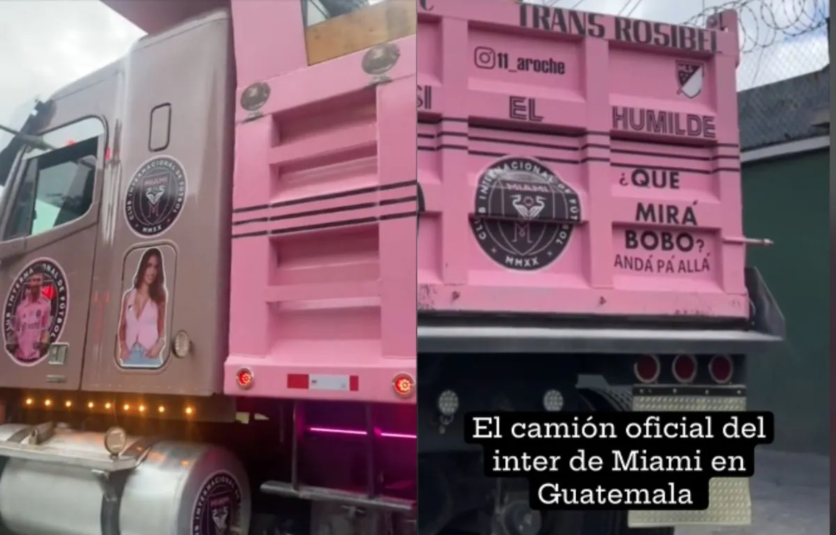 El Camión que Celebra la Grandeza del Número 10, detalles que Resaltan el Fanatismo
