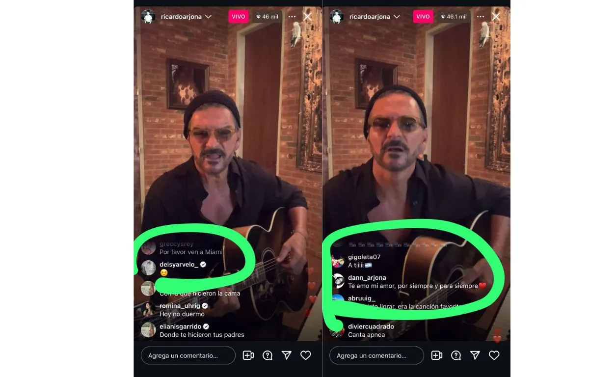 Un acercamiento íntimo con sus seguidores, Ricardo Arjona y su primera transmisión en vivo