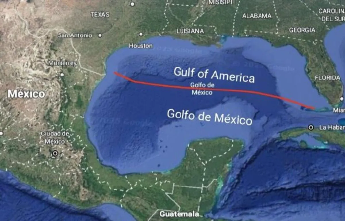 ¿Trump va en serio con cambiar el nombre del Golfo de México al