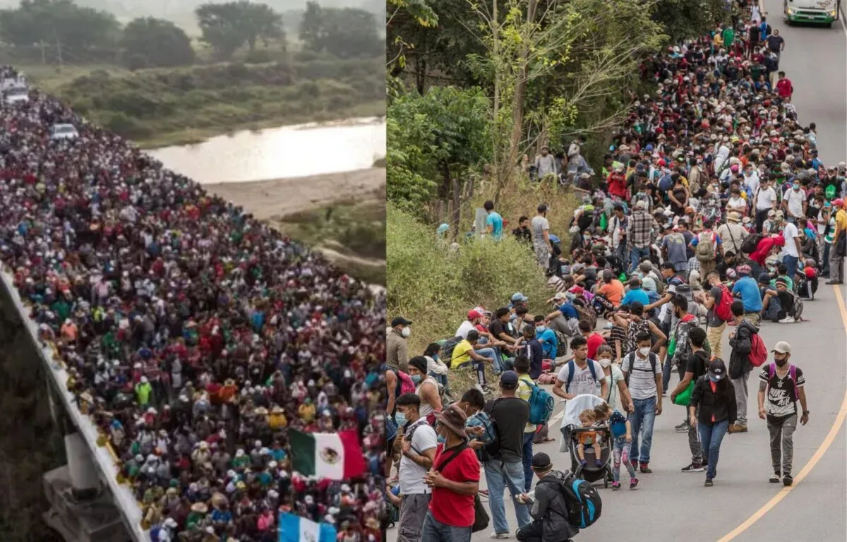 Desde Honduras: miles marchan en la primera gran caravana de 2025 a Estados Unidos