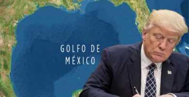 El plan de Trump para cambiar el nombre del Golfo de México