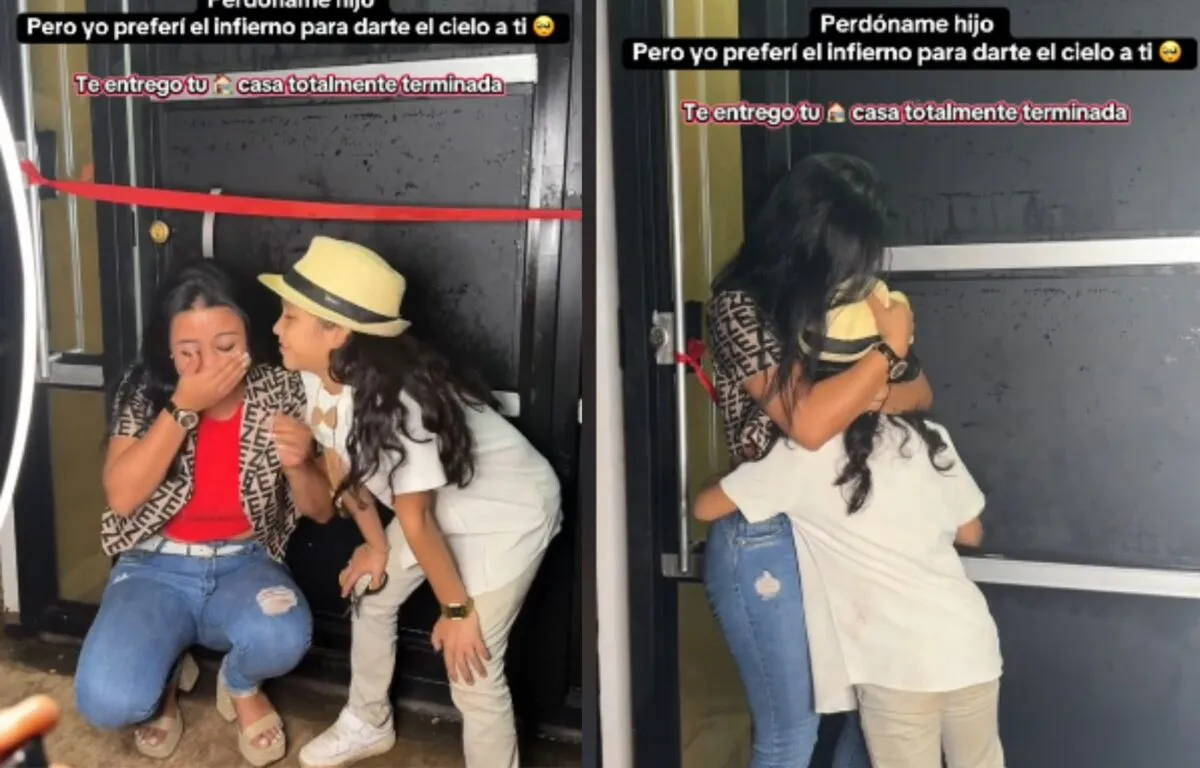 Esme La Chapina Regala una Casa a su Hijo y Emociona a las Redes Sociales