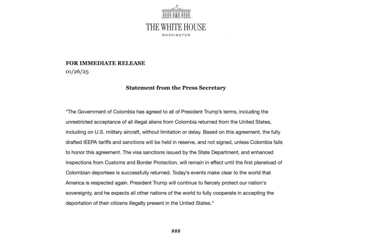 Estados Unidos Suspende Sanciones Contra Colombia Un Acuerdo en Medio de la Controversia