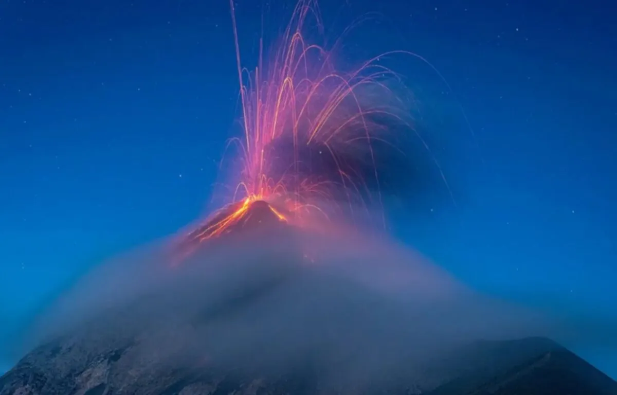 Reporte de Actividad del Volcán de Fuego y Otros Colosos de Guatemala Alerta de Riesgo este 23 de Enero