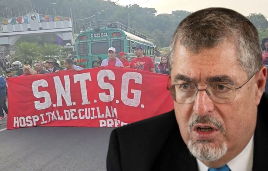 Bernardo Arévalo manda mensaje a protestantes salubristas en Guatemala