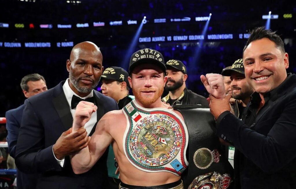 Escenario 1 Victoria de 'Canelo' Álvarez
