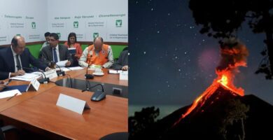 Los 4 municipios que Mineduc suspendió clases por erupción del volcán de Fuego