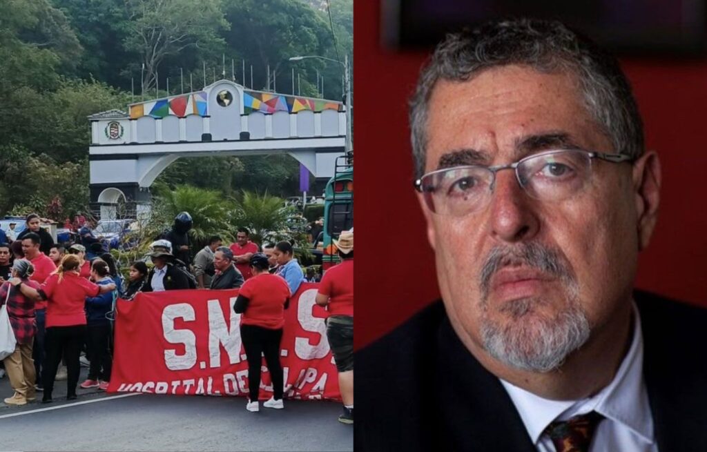 Presidente Bernardo Arévalo se pronuncia ante las protestas de los salubristas en Guatemala