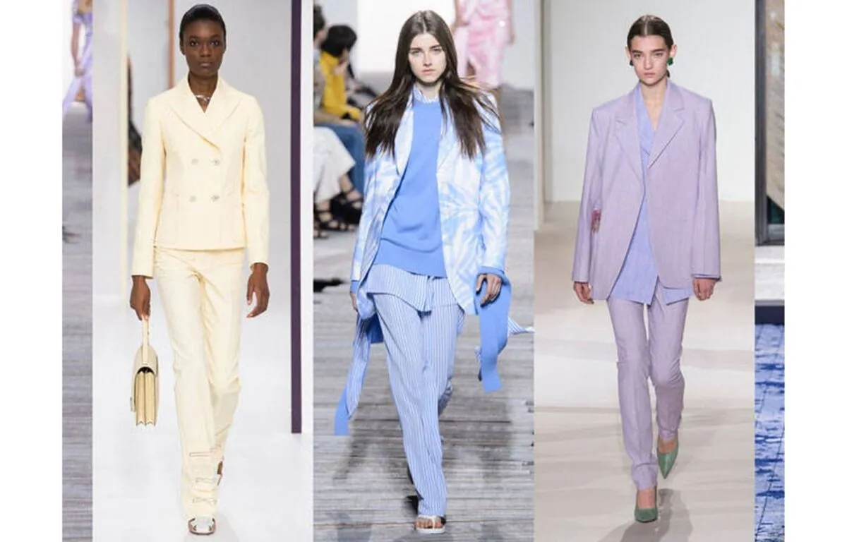 Traje de Chaqueta en Tonos Pastel