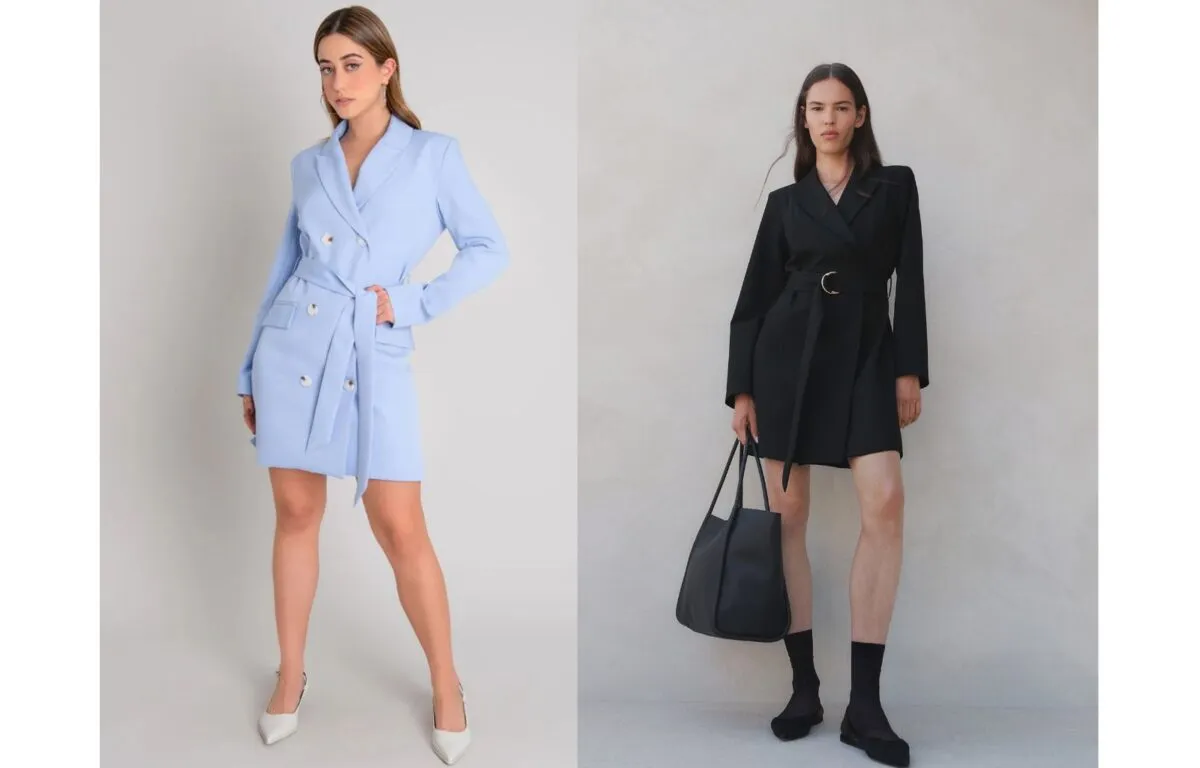 Vestido Blazer con Cinturón