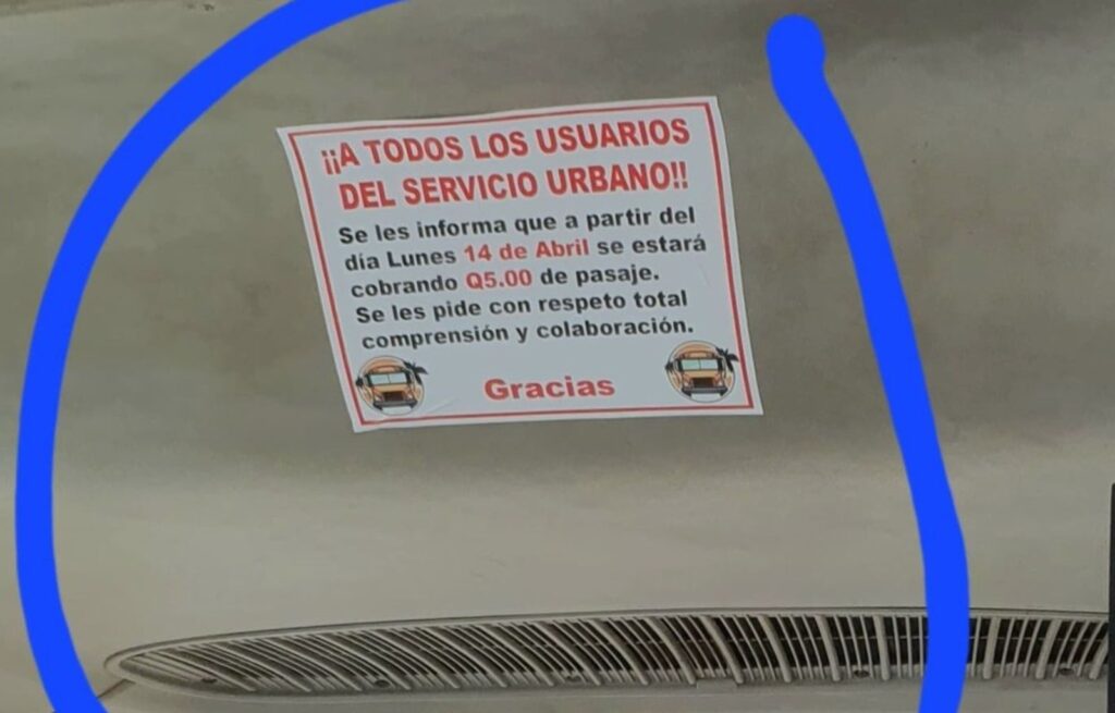 Aumento del pasaje en la ruta Puerto Barrios–Santo Tomás de Castilla Impacto y reacciones