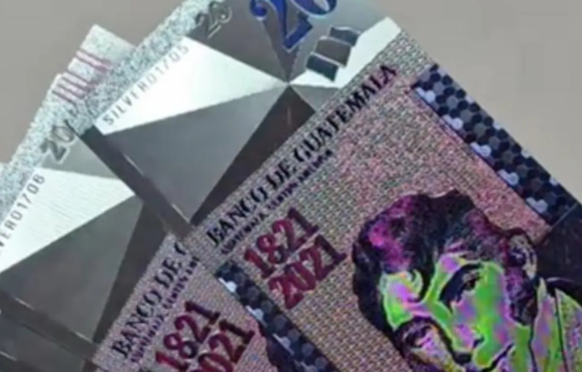 Billete conmemorativo de Q20 una joya numismática que celebra el Bicentenario de Guatemala