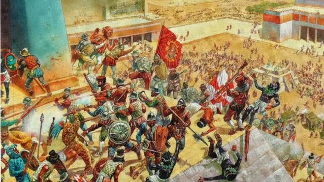 El sitio y la caída de Tenochtitlán