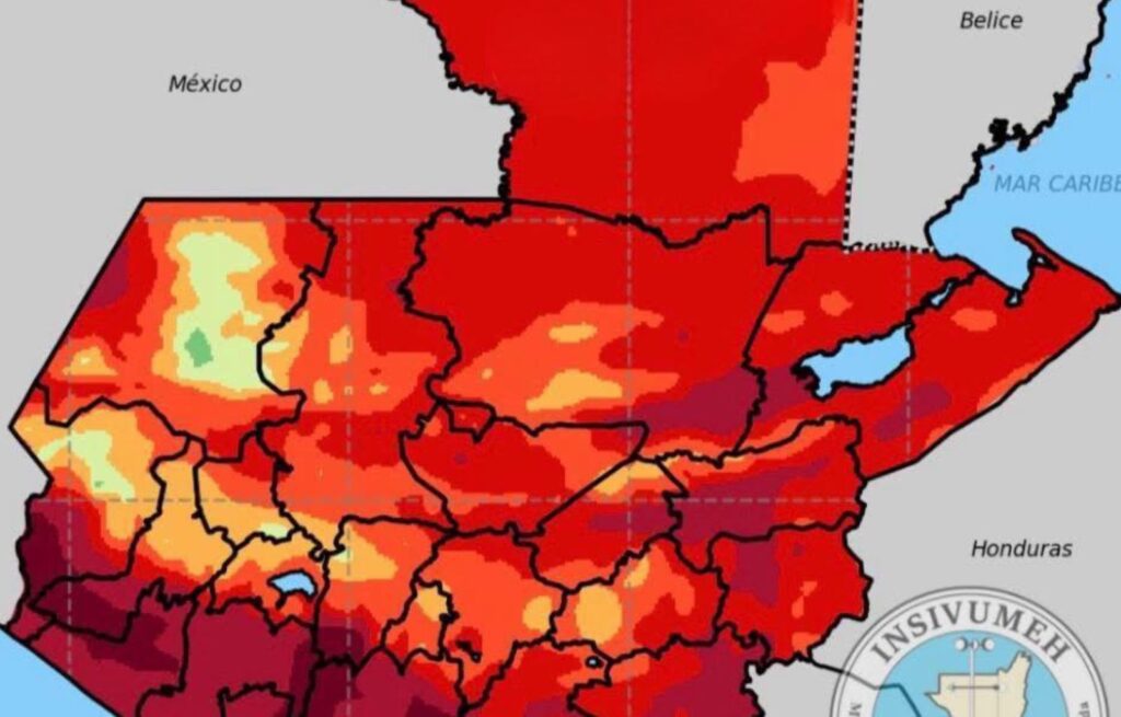 INSIVUMEH advierte calor extremo en abril, pero con lluvias