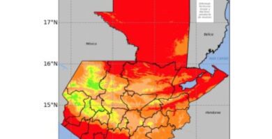 INSIVUMEH pronostica mas de 36 grados y posibilidad de calor extremo y lluvias dispersas