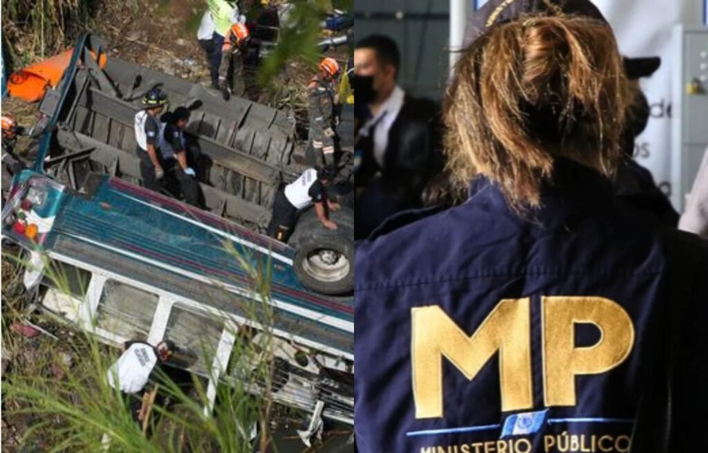 MP revela porque paso el accidente de autobús en Guatemala