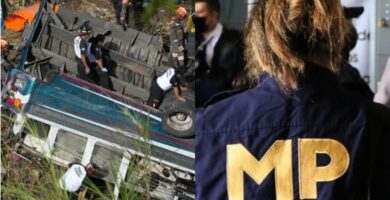 MP revela porque paso el accidente de autobús en Guatemala