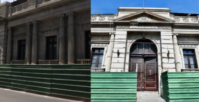 Revelan porque hay laminas protegiendo la fachada del Congreso de Guatemala