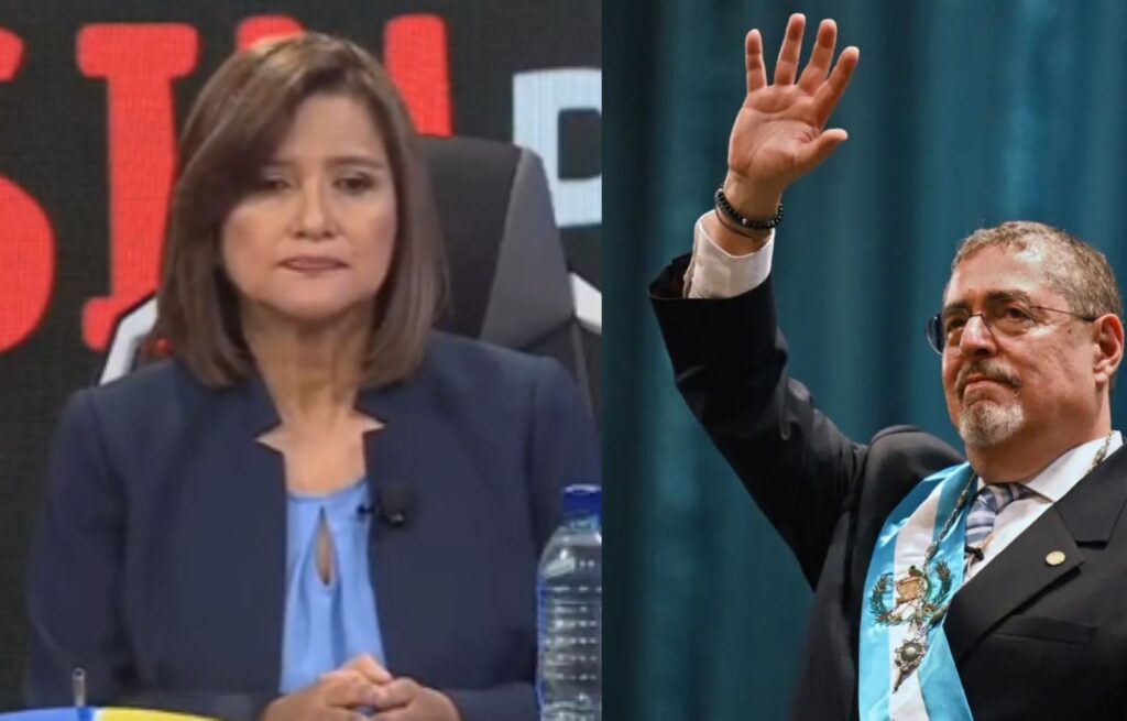 Vicepresidenta Karin Herrera expone a Presidente Arévalo