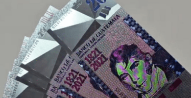 Ya esta en Venta el Billete conmemorativo de Q20 en Guatemala