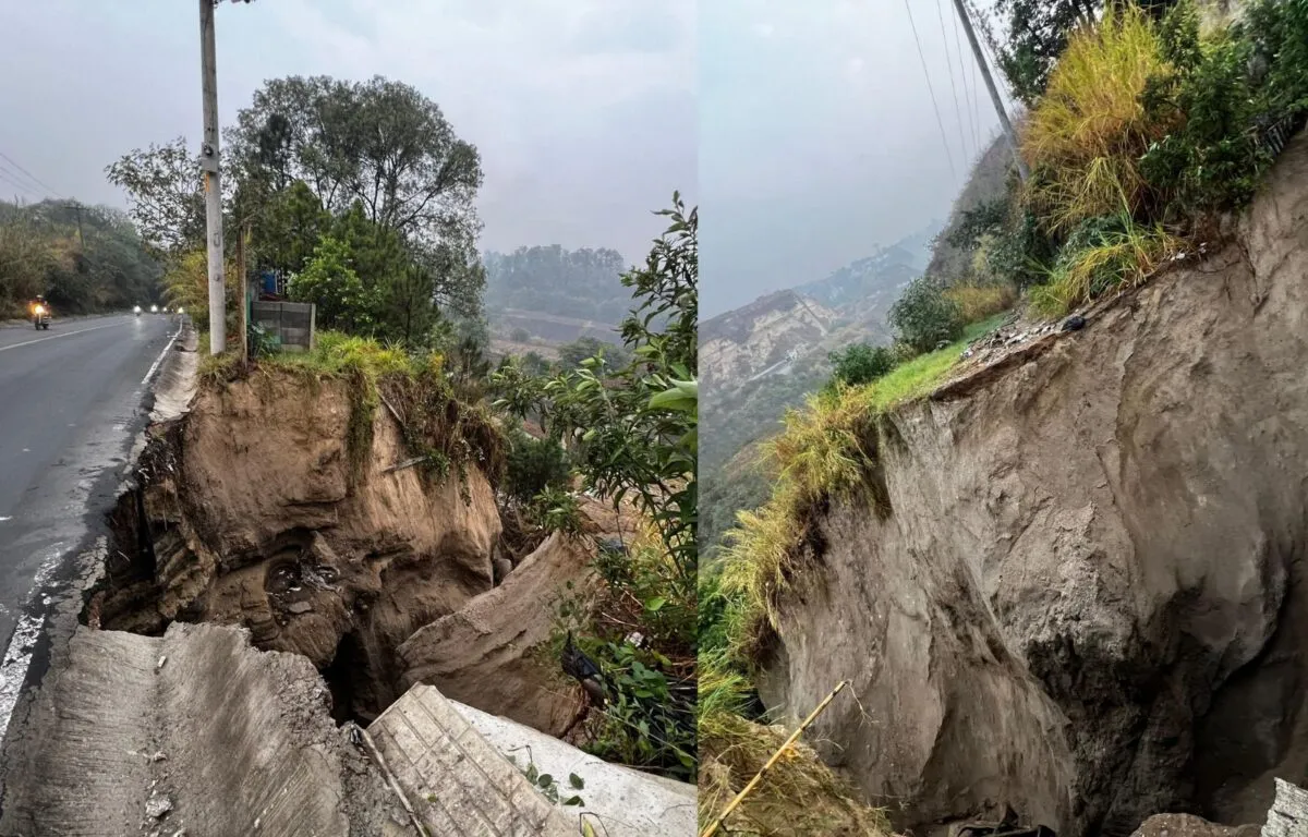 Alertan grave Hundimiento entre San Miguel Petapa y Villa Nueva