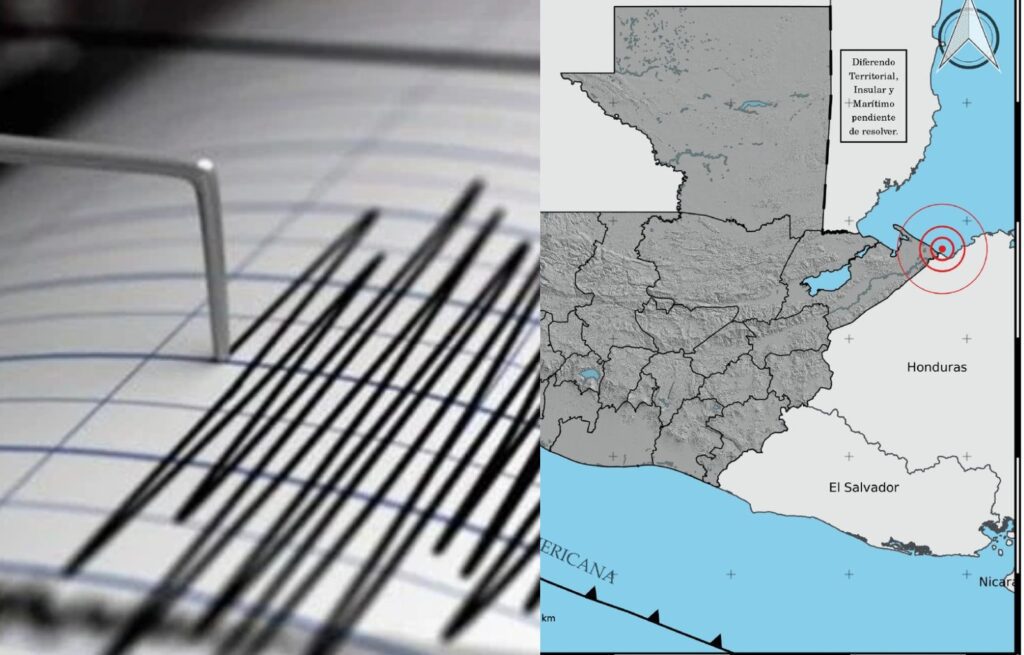 Temblor de alta magnitud sacude Puerto Barrios Guatemala