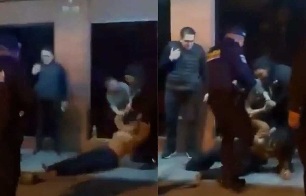 Violento altercado entre mujeres frente a discoteca en zona 10 de Guatemala