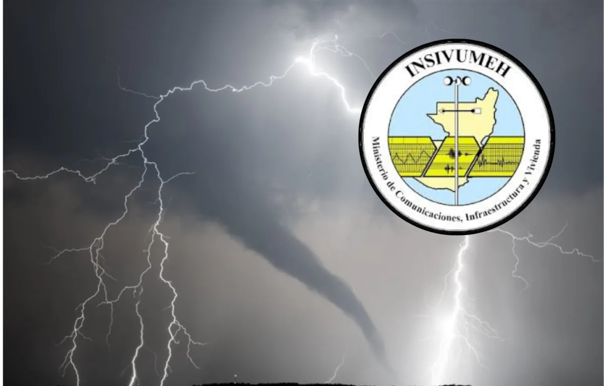 La advertencia de INSIVUMEH por Huracán y tormenta eléctrica que se acerca a Guatemala