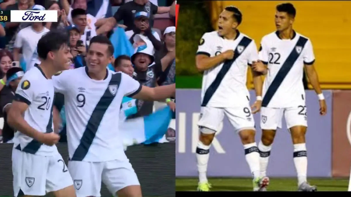 Guatemala avanza a cuartos tras vencer 3‑2 a Guadalupe en Copa oro 2025